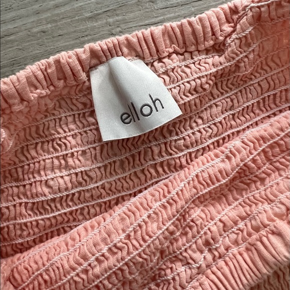 Christen Peach Linen Dress - Picture 14 of 16